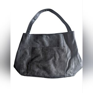 American Leather Black Leather Purse Handbag